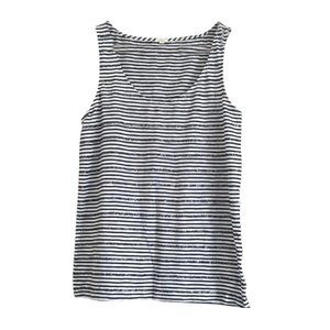 J Crew sequin striped tank top